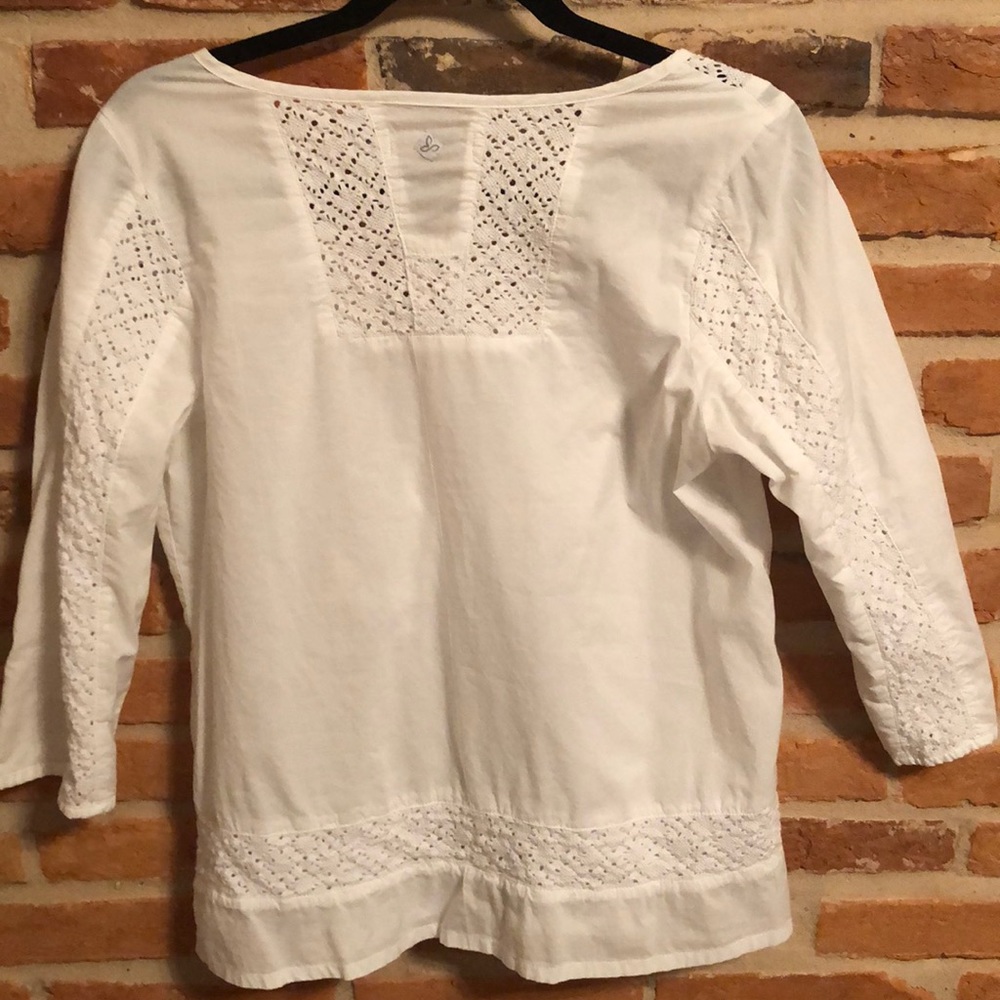 Prana lightweight shirt w/embroidered panels - Picture 5 of 5